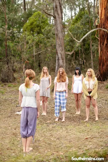 Kim Cums – Blonde, Brunette, and Redhead Practice Yoga Outdoors