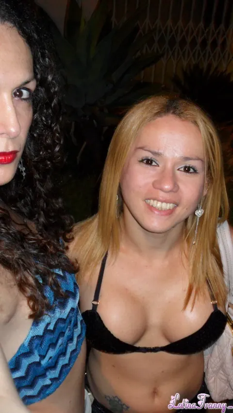 Busty Latina Trans Woman Stands Nude Outdoors – photo 3 of 12