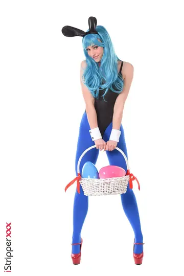 European PAWG in Yoga Pants and Costume Uses a Dildo Anally