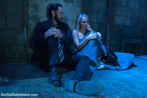 Dakota Skye: Slim Blonde in Shorts Submits to Bondage and Anal – photo 2 of 15