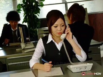 Iroha Kawashima – Asian Secretary Sucks Cock and Takes a Toy in the Office