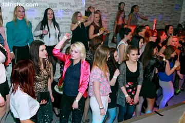 European Women in Stockings Join a Group Sex Party