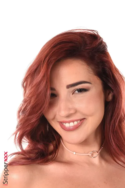 Agatha Vega: Latina Redhead Strips Off Her Lingerie and Masturbates with a Dildo – photo 4 of 15