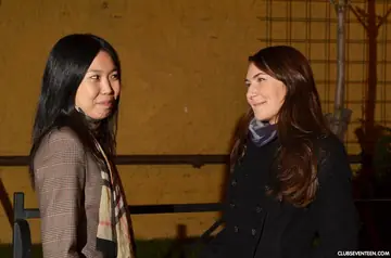 Nicoline Yiki – Asian and European Brunettes Kiss, Lick and Finger in Lesbian Gallery