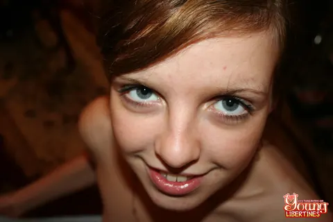 Katya Mukhina: Amateur Redhead with Short Hair Spreads Her Shaved Pussy – photo 11 of 20