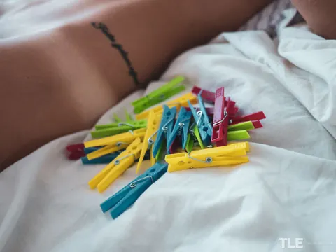 Kerry Bradshow: Blonde Spreads Her Legs and Fingers Her Asshole – photo 1 of 16
