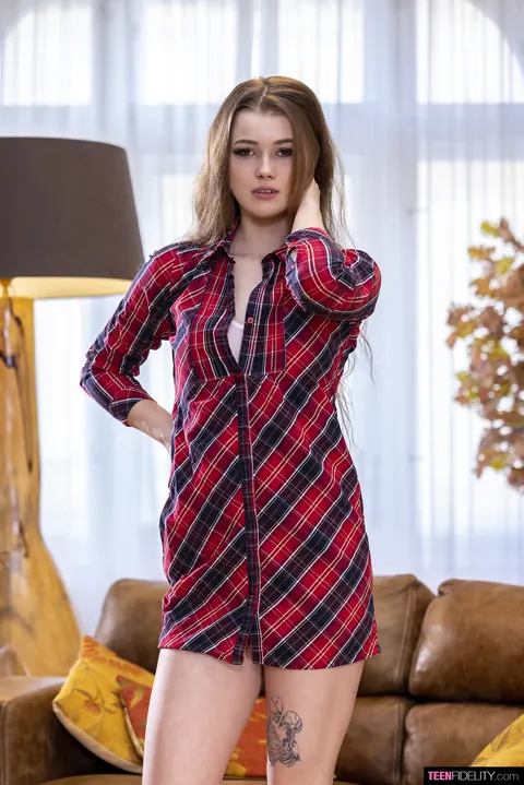 Olivia Sparkle: Czech Redhead Undresses and Spreads to Show Her Small Natural Tits – photo 4 of 20