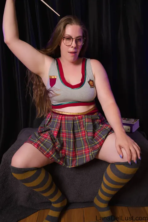 Lana Del Lust: BBW Brunette in Stockings and Glasses Poses Topless – photo 11 of 15