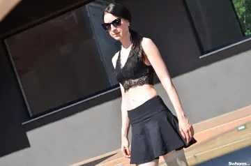 Brunette European in Glasses Gives Road Head and Gets Fucked in the Car