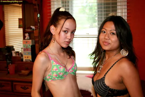 Amai Liu: Slim Asian Amateur with Natural Tits Joins a Threesome – photo 2 of 16