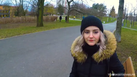 Eva Elfie: Russian Blonde Kneels Outdoors for a POV Blowjob – photo 4 of 21