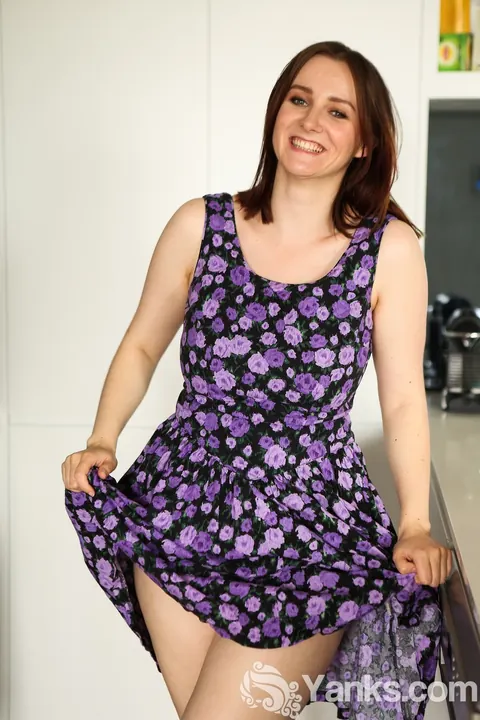 Aeryn Walker: Australian BBW MILF Plays with a Dildo in the Kitchen – photo 1 of 17