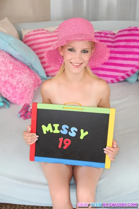 Missy Mae: Blonde with Big Natural Tits Swallows Her Partner's Load – photo 5 of 21
