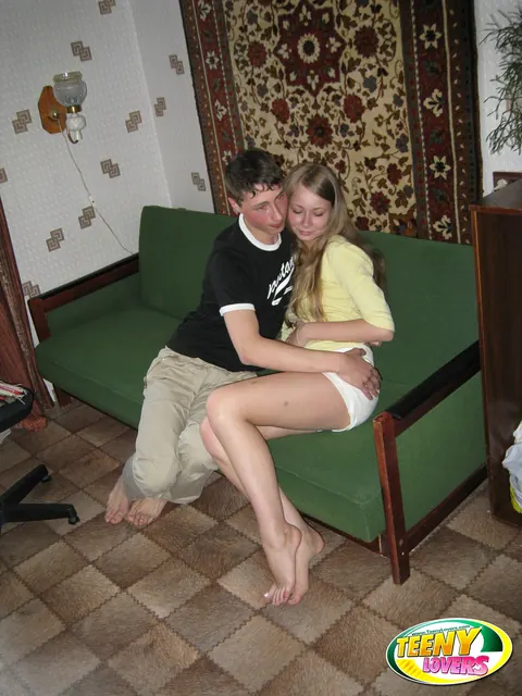 Yulia Blondy: European Blonde Sucks and Fucks Her Partner – photo 2 of 20
