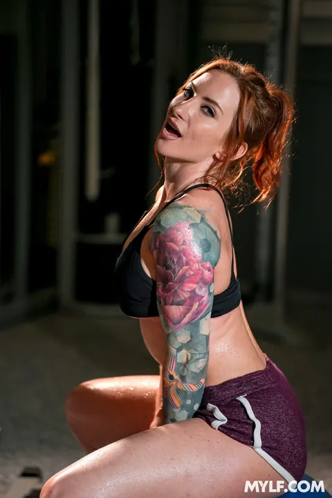 Sophia Locke: Inked Redhead MILF Takes Anal Doggy Style in the Gym – photo 7 of 20