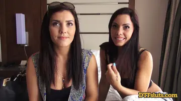 Shana Lane – Two Canadian Brunettes Share a Cock in a Threesome