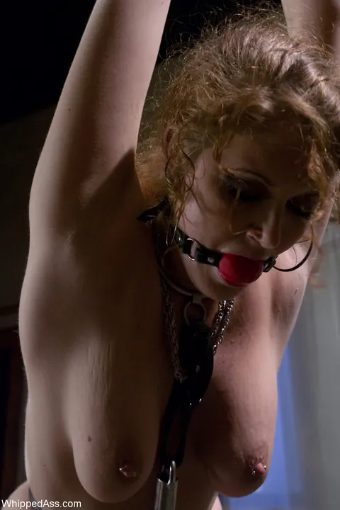 Claire Adams: Redhead with Big Natural Tits Submits to Lesbian Bondage – photo 19 of 21