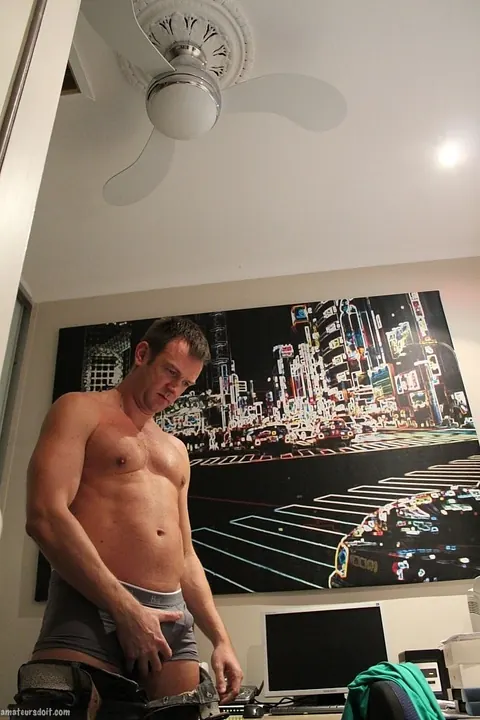 Man Strokes His Cock and Fingers His Ass – photo 7 of 21