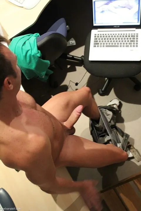 Man Strokes His Cock and Fingers His Ass – photo 12 of 21