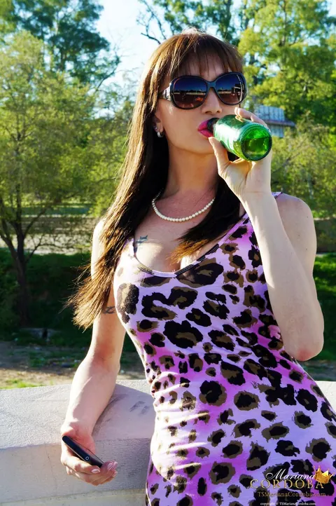 Trans Woman Stands Nude Outdoors – photo 5 of 15