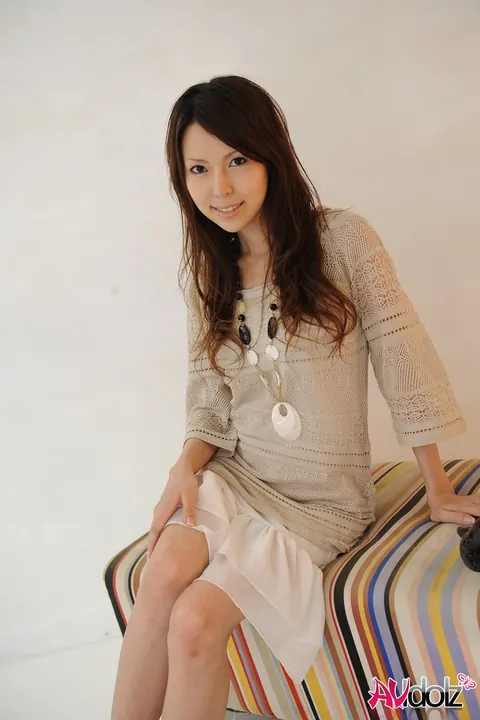 Japanese Redhead Poses in a Skirt and Heels in the Kitchen – photo 11 of 15