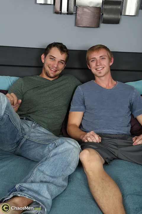 Two Hairy Men Blow and Finger Each Other on the Bed – photo 1 of 20