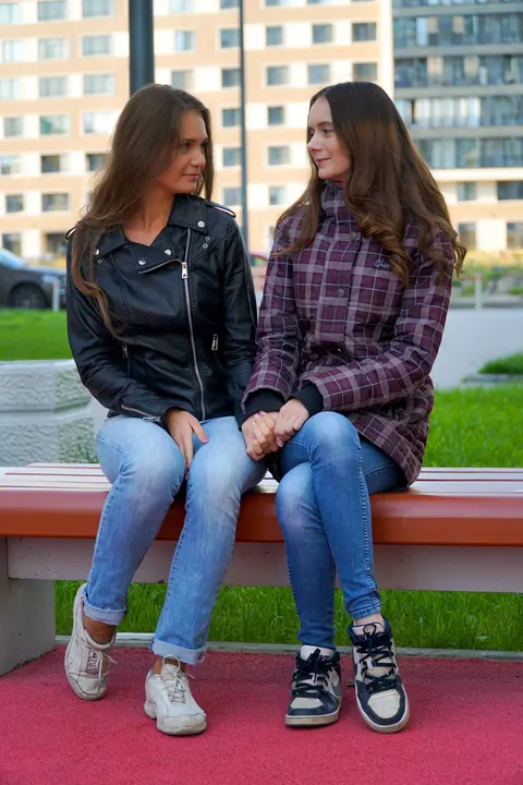 Eiby Shine & Varya: European Lesbians Lick and Finger Pussies Outdoors – photo 1 of 21