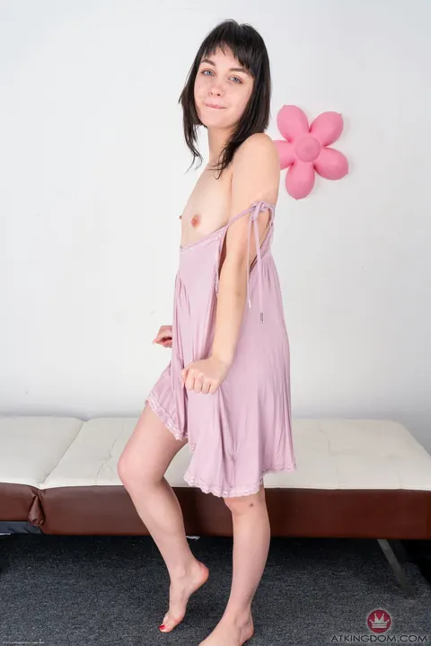 Nala Nova: PAWG Brunette Strips Out of Her Skirt and Poses – photo 3 of 21