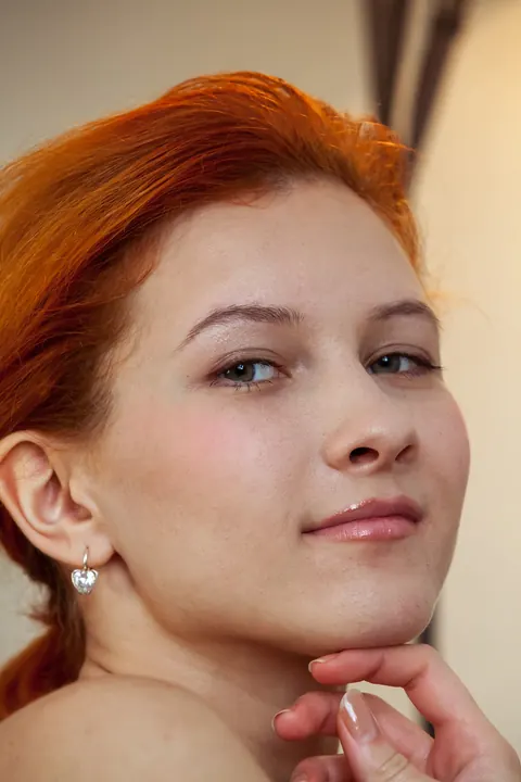 Petite Redhead Strips Out of Her Jeans and Spreads – photo 14 of 20