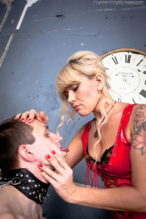 Thick European Blonde Dominates a Man with Anal Strap-On and Fisting – photo 10 of 16