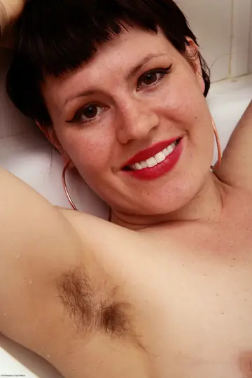 Blonde Nude Spreads Her Hairy Pussy