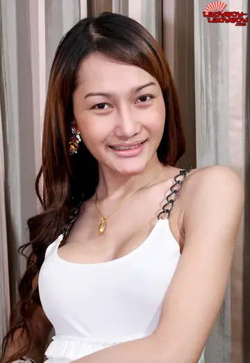 Petite Asian Trans Woman Removes Her Panties and Poses Nude