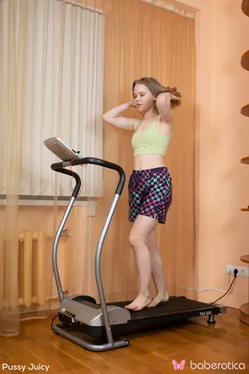 Russian Woman Strips Off Her Panties and Masturbates