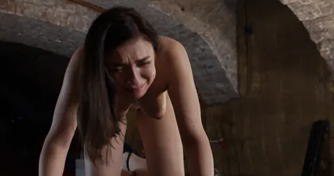 Kira Axe: Thick Brunette Gets Slapped and Restrained in BDSM – photo 13 of 21