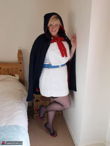 Thick Blonde MILF Takes Anal Doggy Style in Costume