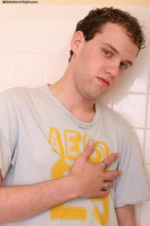 Hairy Guy Soaps His Big Cock in the Shower – photo 1 of 21