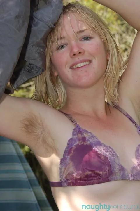 Eve Kisa: Slim Blonde Strips Off Her Dress and Spreads Her Hairy Pussy Outdoors – photo 4 of 20