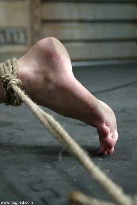 Anna Mills: Mature Blonde MILF in Bondage Fucks Herself with a Dildo – photo 17 of 20