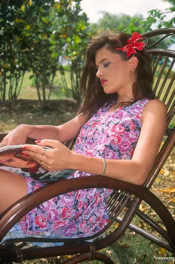 Betty Gabor – Mature Hairy Brunette Takes a Gangbang Outdoors