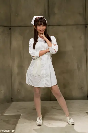 Marica Hase – Asian MILF in a Nurse Uniform Bound, Fucked and Spread Wide
