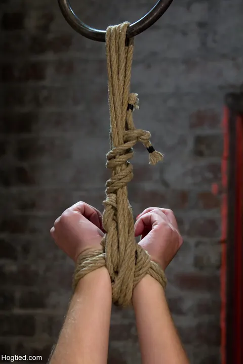 Chloe Camilla: Two Busty Tattooed Blondes Hogtied and Fucked with a Dildo and Strap-On – photo 3 of 21