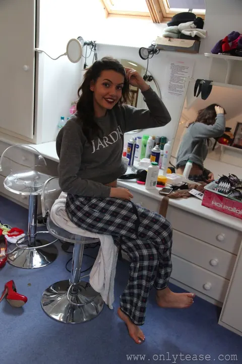 Abigail B: Brunette with Big Natural Tits Teases in Softcore Solo Set – photo 12 of 20