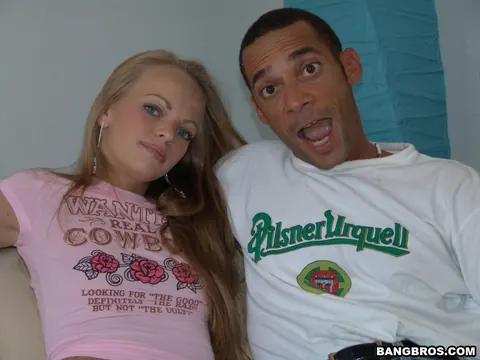 Blonde in Panties Sucks and Strokes Cock Outdoors – photo 5 of 20