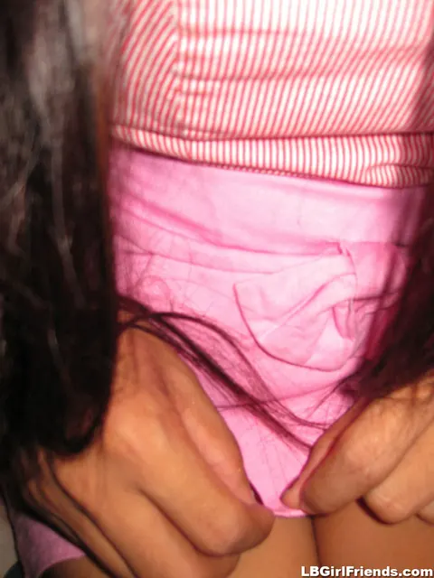 Asian Trans Woman Lifts Her Skirt and Cums – photo 3 of 17