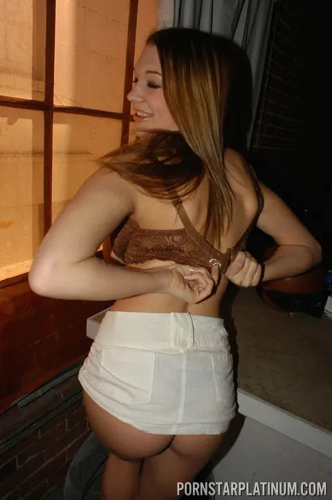 Cassandra Calogera: Thick Redhead Teases in Her Skirt and Panties – photo 10 of 21