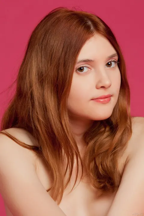 Orabelle Koivu: Tall Redhead with Natural Tits Shows Her Hairy Pussy – photo 19 of 21