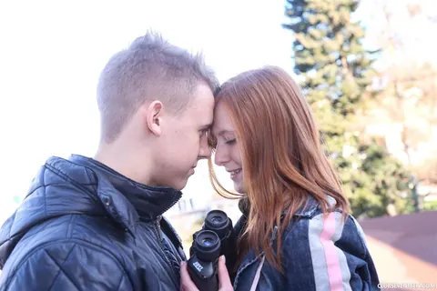 Linda Sweet: Busty Czech Redhead Gets Fucked Outdoors After a Handjob – photo 3 of 15