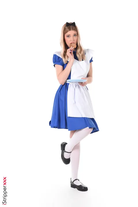 Freya Mayer: Thick Blonde Strips Out of Her Uniform for Dildo Play – photo 4 of 15
