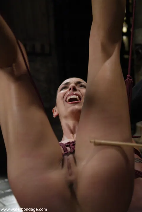 Wenona: Tall Brunette Submits to Bondage Restraints Nude – photo 7 of 21