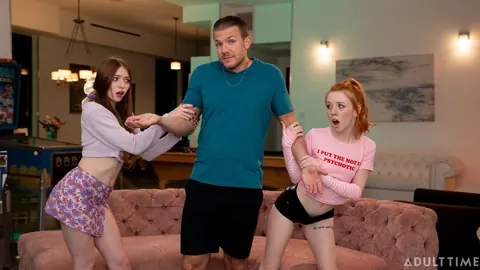Madi Collins: Petite Redhead Joins a Threesome for Group Sex – photo 1 of 20